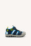 BLUE SPORTS FLIP-FLOPS CALIFORNIA STYLE WITH COLOR ACCENTS FOR BOYS AND GIRLS ADRANO