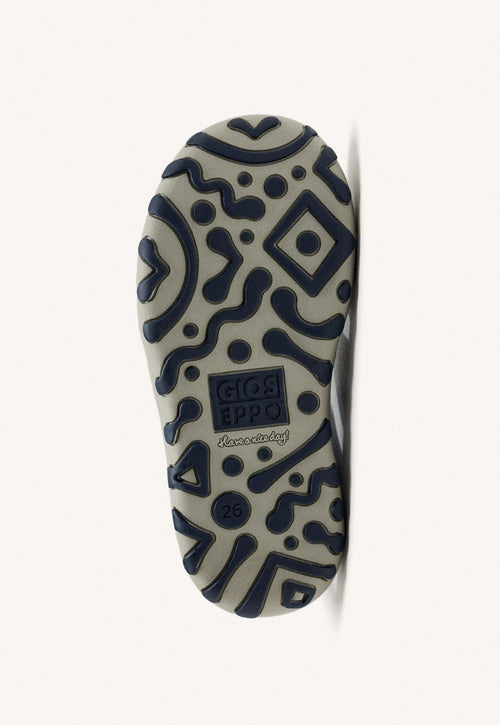 BLUE SPORTS FLIP-FLOPS CALIFORNIA STYLE WITH COLOR ACCENTS FOR BOYS AND GIRLS ADRANO