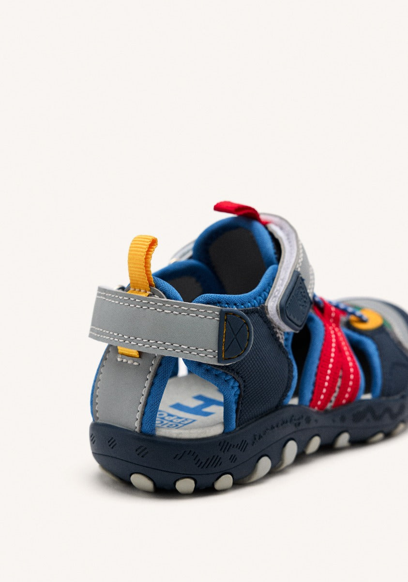 MULTICOLOR SPORTS FLIP-FLOPS CALIFORNIAN STYLE FOR BOYS AND GIRLS ADRANO