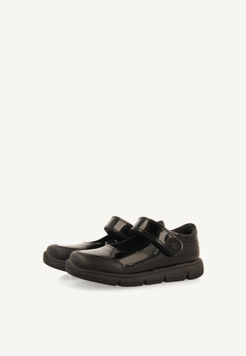 SCARPE DA GINNASTICA IN PELLE CON EFFETTO VERNICIATO BEKES