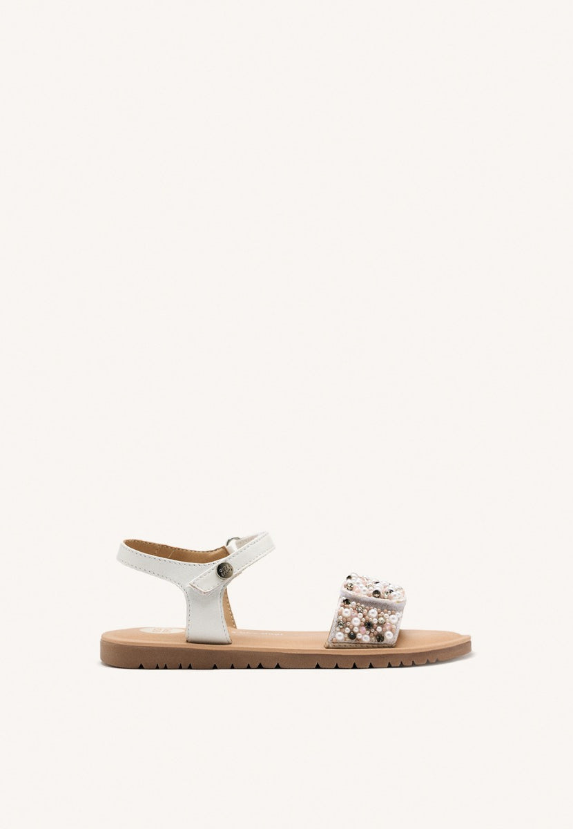 LEATHER BEADED SANDALS BOZRAH