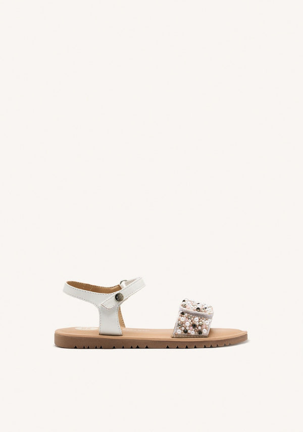 LEATHER BEADED SANDALS BOZRAH