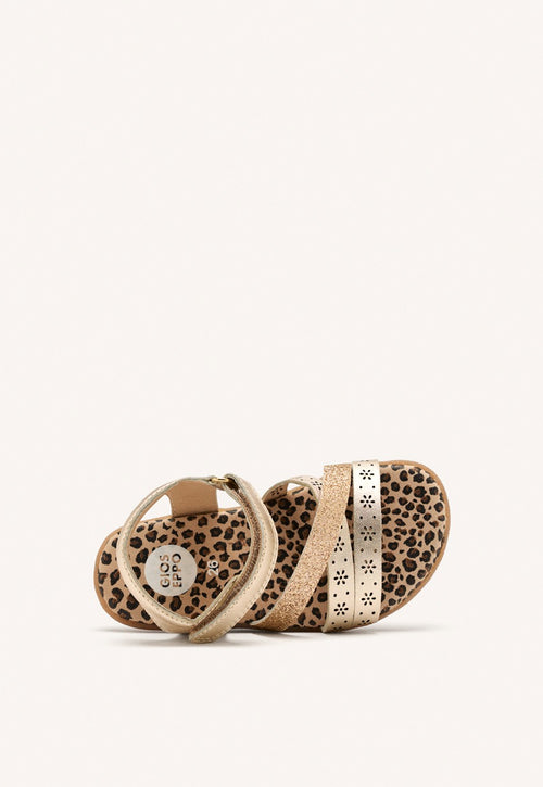 GIOSEPPO BAREFOOT - SANDALIAS METALIZADAS PIEL DANVERS