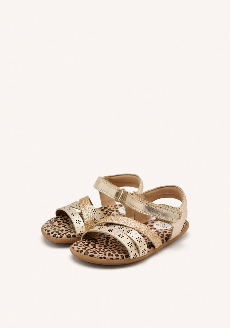 GIOSEPPO BAREFOOT - SANDALIAS METALIZADAS PIEL DANVERS