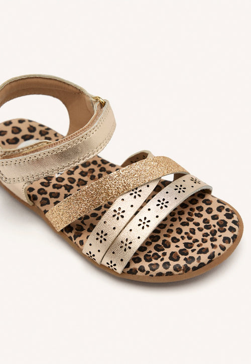 GIOSEPPO BAREFOOT - SANDALIAS METALIZADAS PIEL DANVERS
