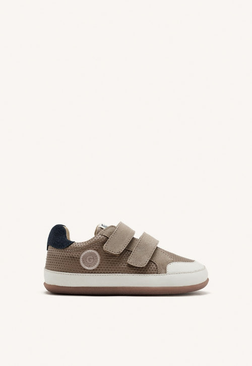 GIOSEPPO BAREFOOT - LEATHER AND MESH SNEAKERS RIPTON