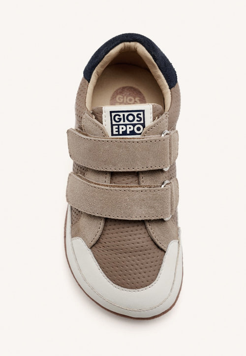 GIOSEPPO BAREFOOT - LEATHER AND MESH SNEAKERS RIPTON