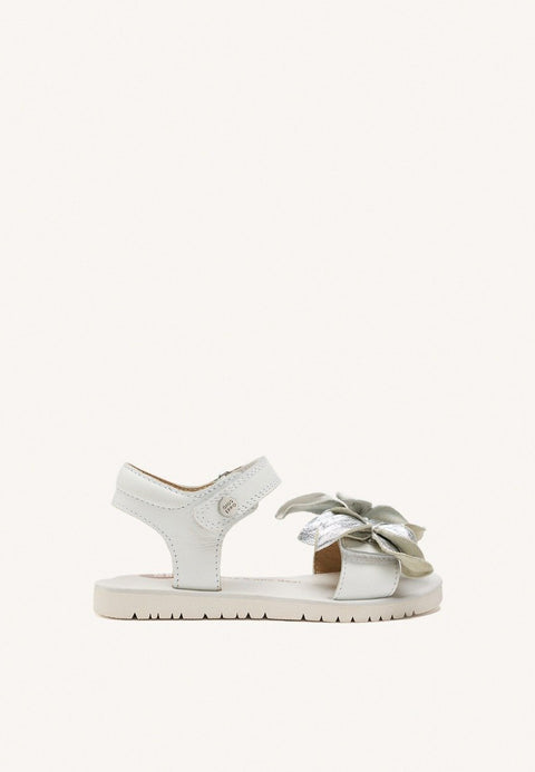 LEATHER FLOWER SANDALS MARINETTE