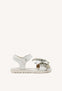 LEATHER FLOWER SANDALS MARINETTE
