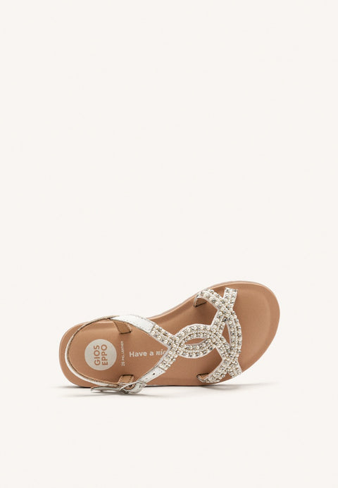 LEATHER SHINE SANDALS KOMENSKY