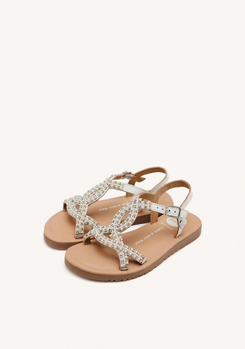 LEATHER SHINE SANDALS KOMENSKY