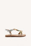 LEATHER BEADED SANDALS DIXMONT