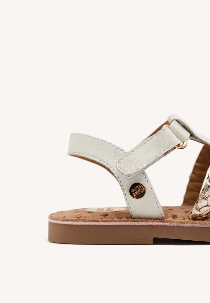 BRAIDED LEATHER SANDALS POYSIPPI