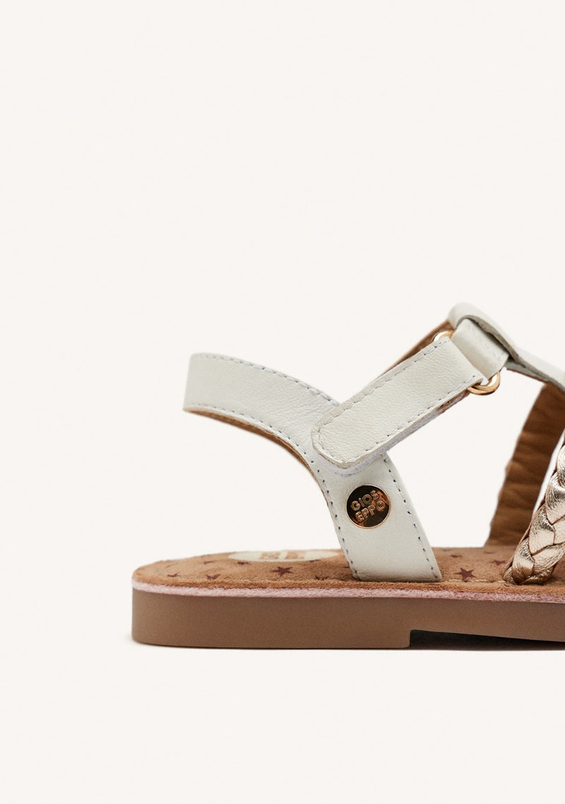BRAIDED LEATHER SANDALS POYSIPPI