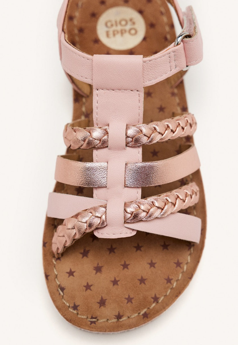 BRAIDED LEATHER SANDALS POYSIPPI