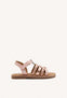 BRAIDED LEATHER SANDALS POYSIPPI