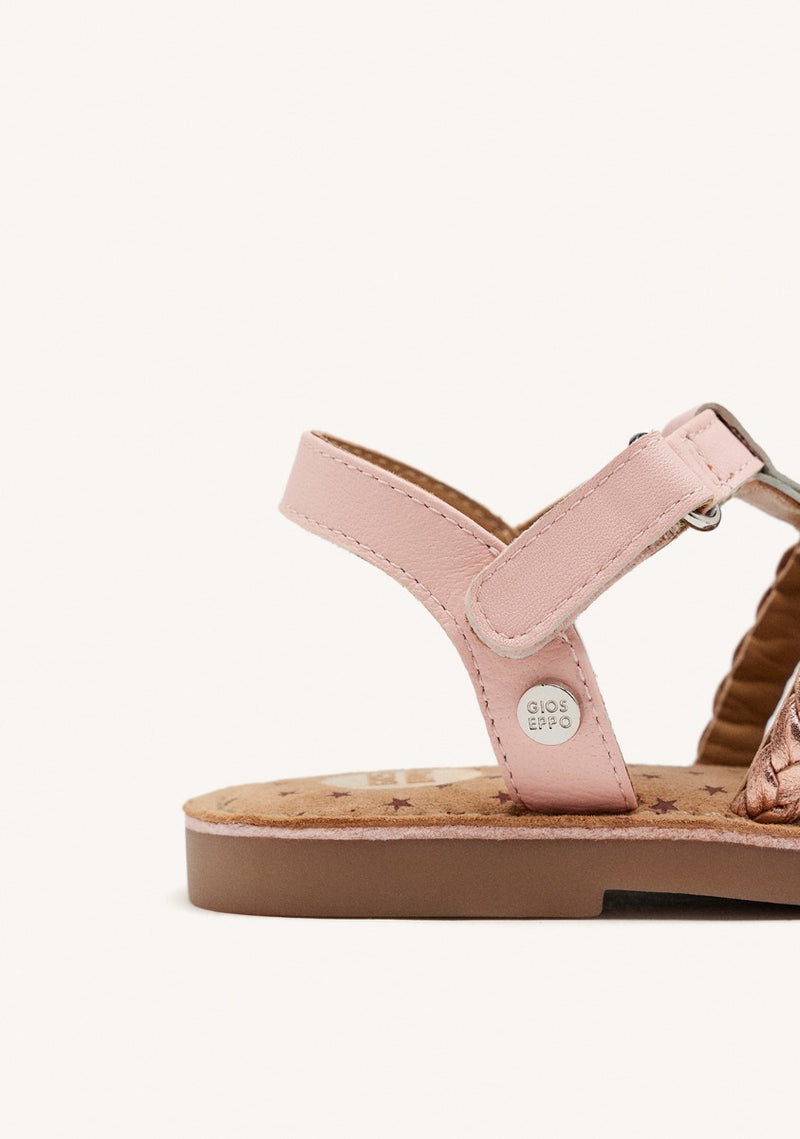 BRAIDED LEATHER SANDALS POYSIPPI