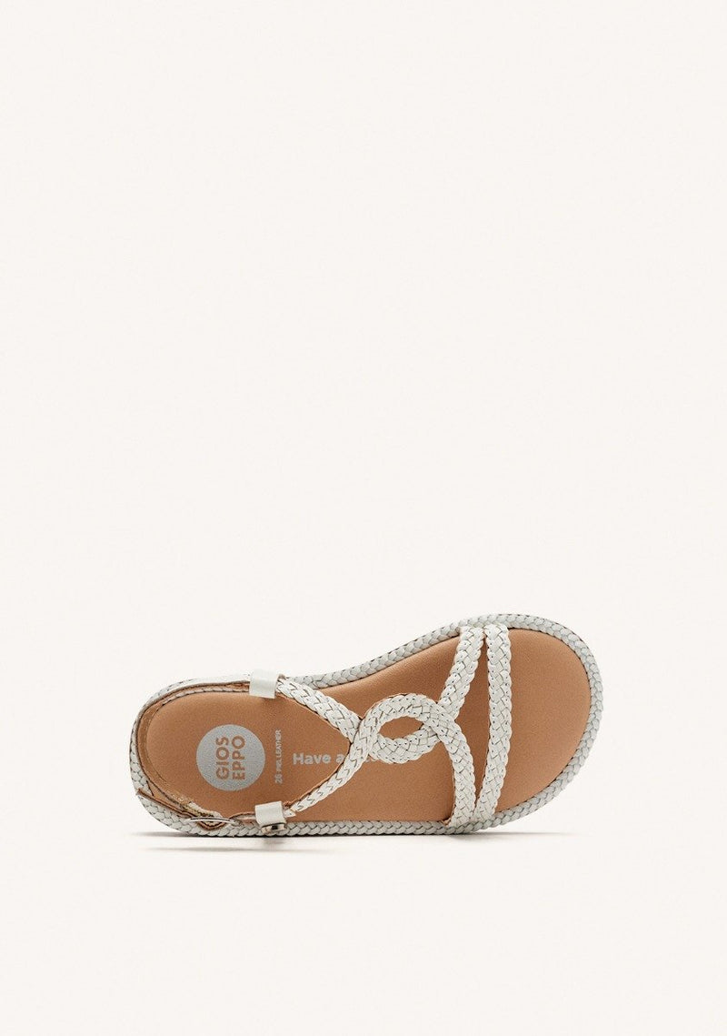 SANDALI PELLE INTRECCIATA VIROQUA