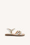 BRAIDED LEATHER SANDALS MEDARY