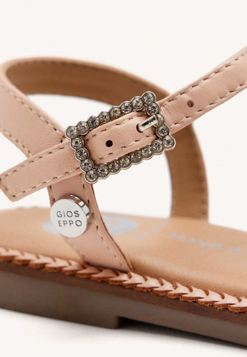BRAIDED LEATHER SANDALS MEDARY