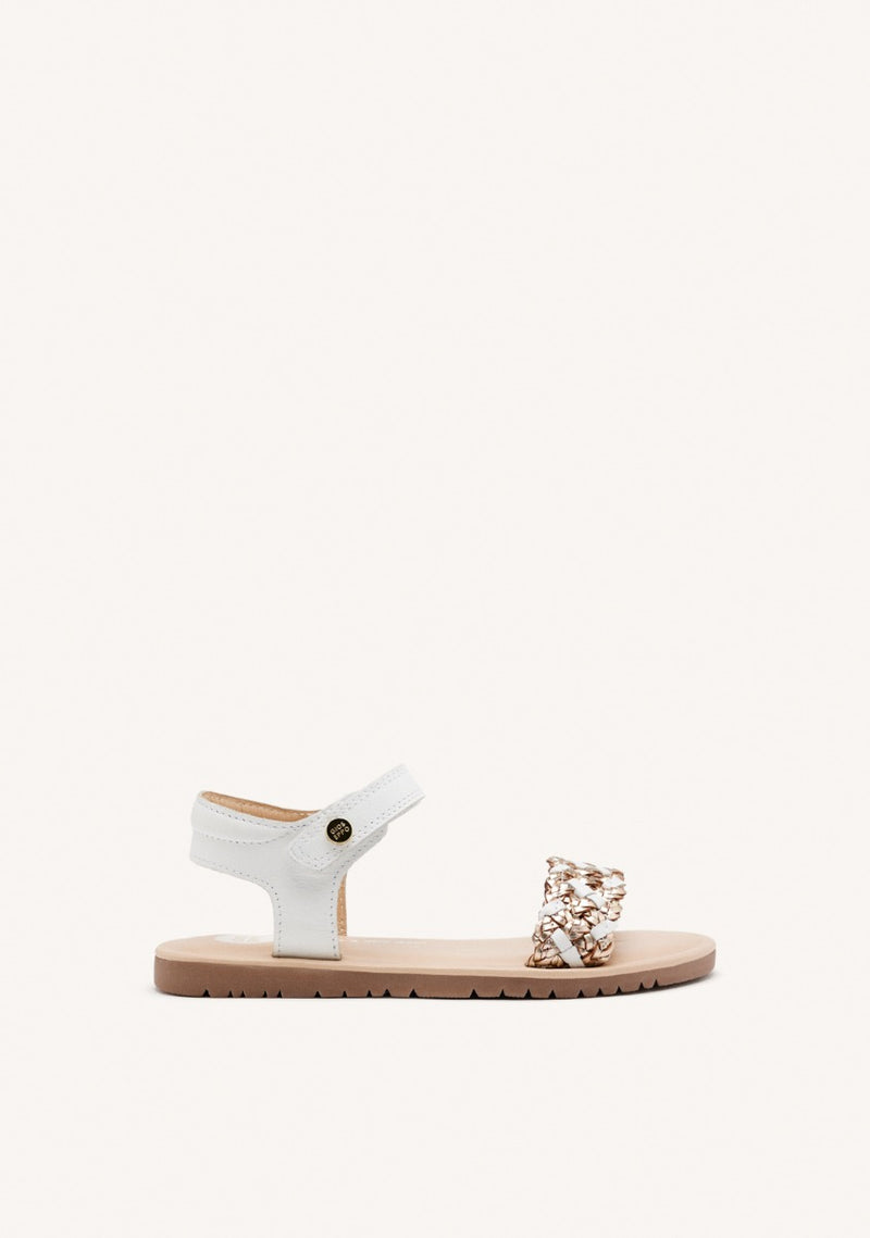 SANDALI PELLE INTRECCIATA LEMINGTON