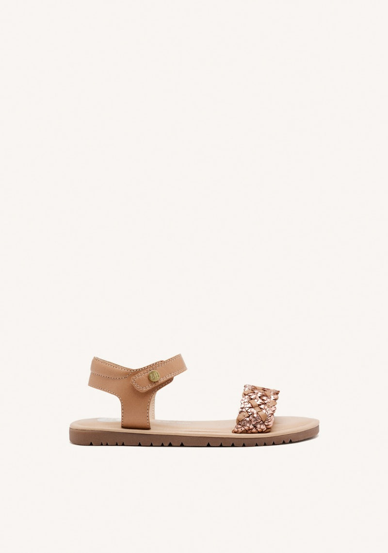 BRAIDED LEATHER SANDALS LEMINGTON