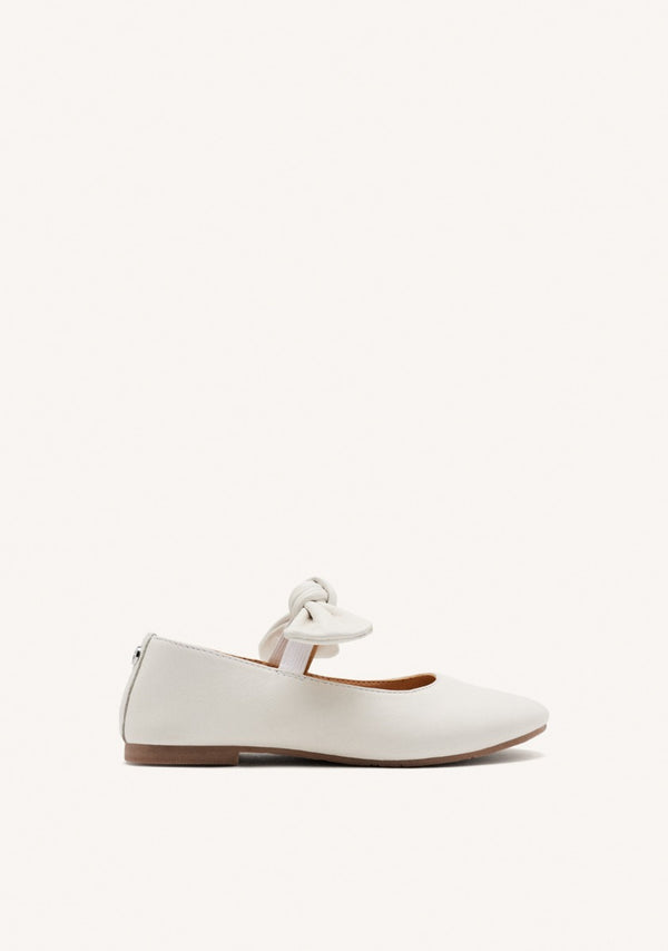 LEATHER MARY-JANE BALLET FLATS BOW ERROL