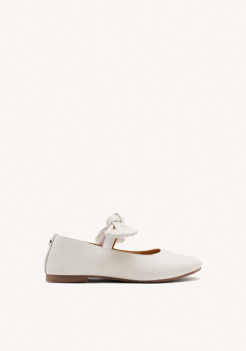 LEATHER MARY-JANE BALLET FLATS BOW ERROL