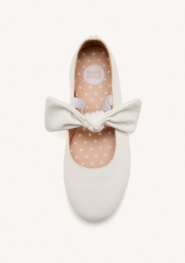 LEATHER MARY-JANE BALLET FLATS BOW ERROL