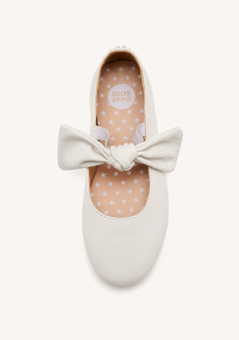 LEATHER MARY-JANE BALLET FLATS BOW ERROL