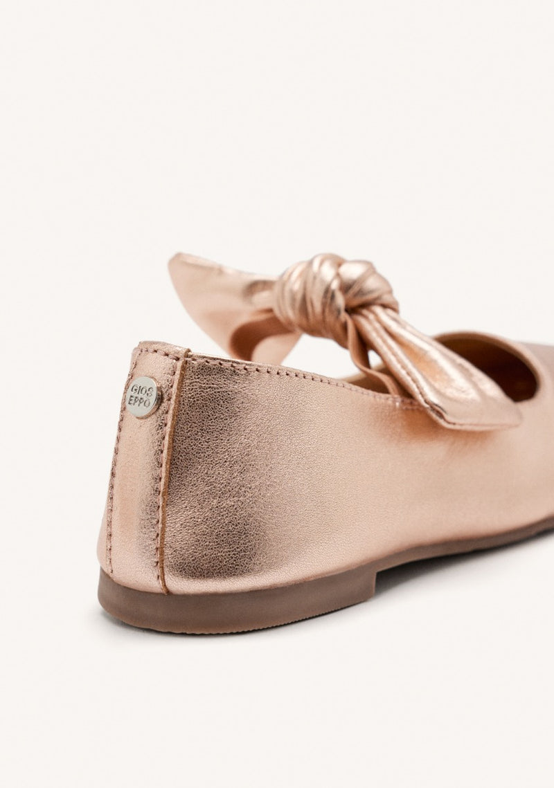 LEATHER MARY-JANE BALLET FLATS BOW ERROL