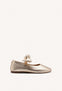 LEATHER MARY-JANE BALLET FLATS BOW ERROL