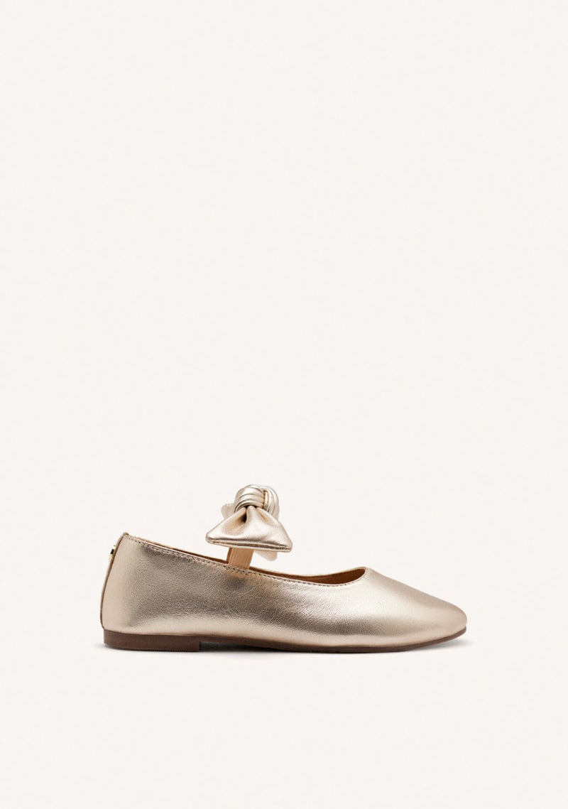 LEATHER MARY-JANE BALLET FLATS BOW ERROL