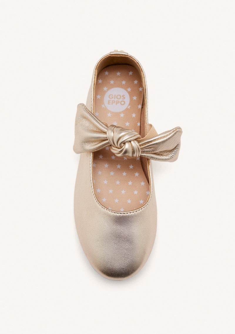 LEATHER MARY-JANE BALLET FLATS BOW ERROL