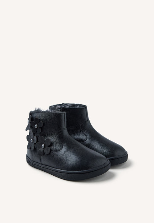 GIOSEPPO BAREFOOT - LEATHER BOOTS FLOWER PEQUOT