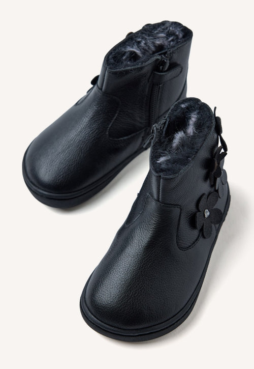 GIOSEPPO BAREFOOT - LEATHER BOOTS FLOWER PEQUOT