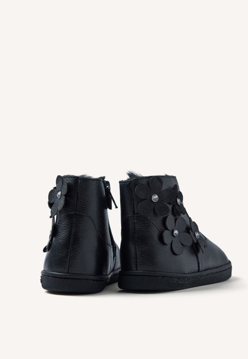 GIOSEPPO BAREFOOT - LEATHER BOOTS FLOWER PEQUOT