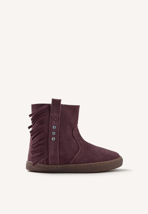 GIOSEPPO BAREFOOT - SUEDE LEATHER BOOTS FRINGES ESTRAL
