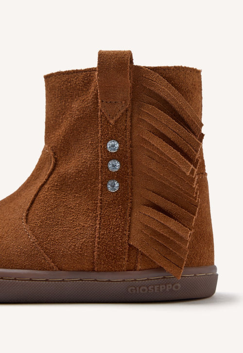 GIOSEPPO BAREFOOT - SUEDE LEATHER BOOTS FRINGES ESTRAL