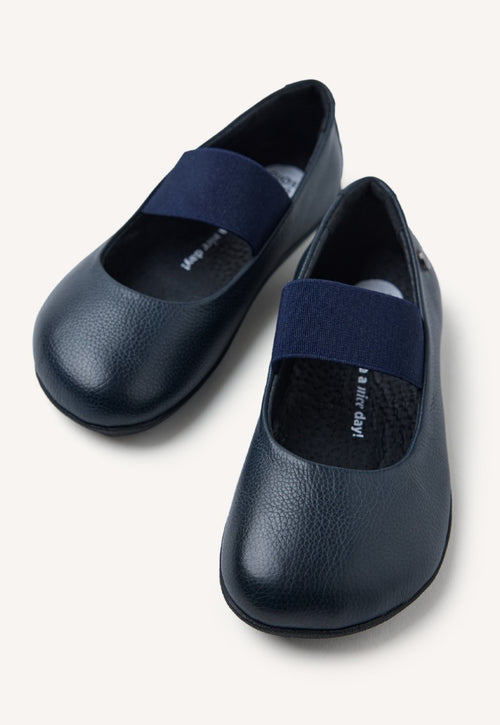 GIOSEPPO BAREFOOT - LEATHER SCHOOL BALLERINAS CORUNNA