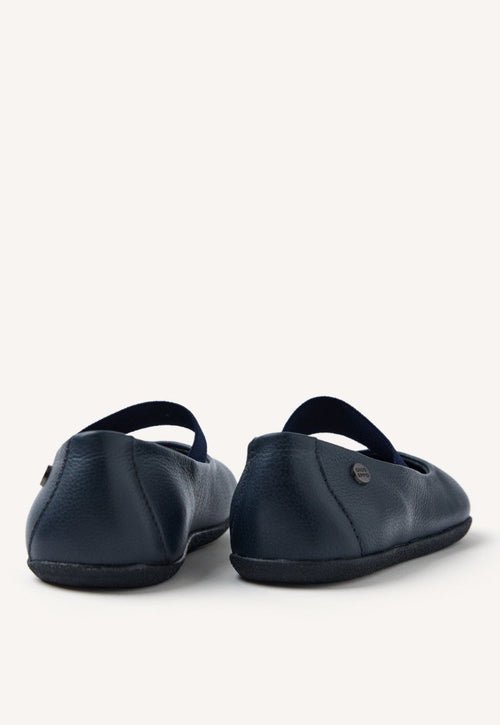 GIOSEPPO BAREFOOT - LEATHER SCHOOL BALLERINAS CORUNNA