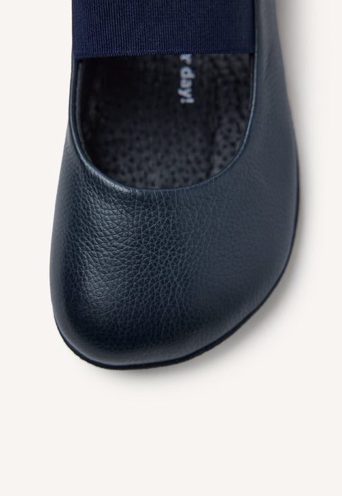 GIOSEPPO BAREFOOT - LEATHER SCHOOL BALLERINAS CORUNNA