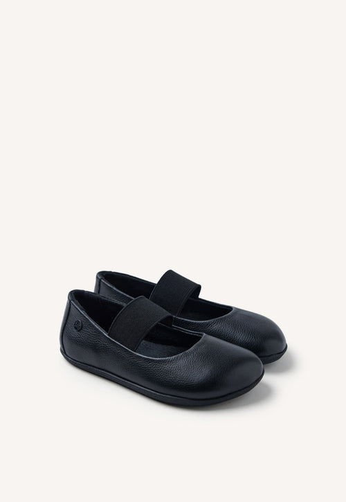 GIOSEPPO BAREFOOT - LEATHER SCHOOL BALLERINAS CORUNNA