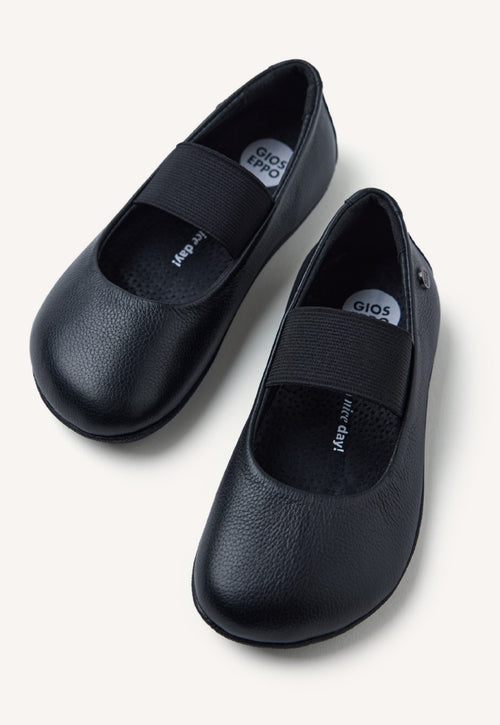 GIOSEPPO BAREFOOT - LEATHER SCHOOL BALLERINAS CORUNNA