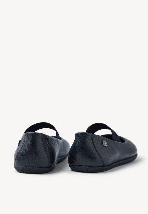 GIOSEPPO BAREFOOT - LEATHER SCHOOL BALLERINAS CORUNNA