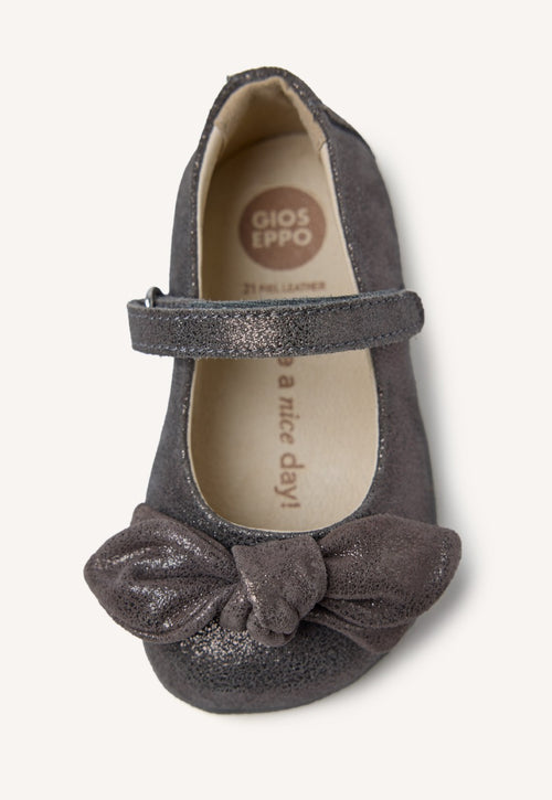 GIOSEPPO BAREFOOT - SUEDE LEATHER BALLERINAS INKSTER