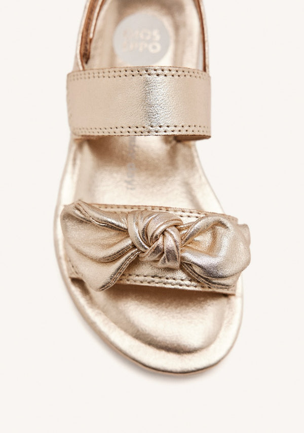 Sandals for girls with tie