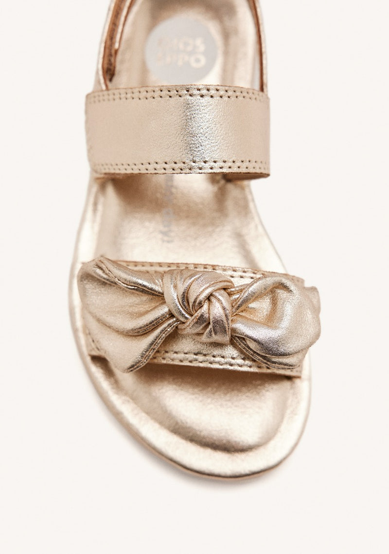 Sandals for girls with tie