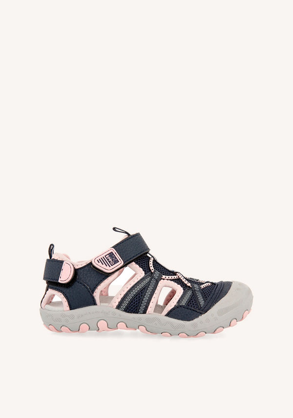 Pink sporty flip flops for girls MAZATLAN
