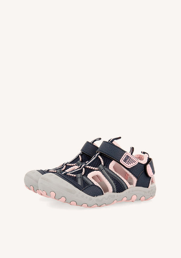 Pink sporty flip flops for girls MAZATLAN